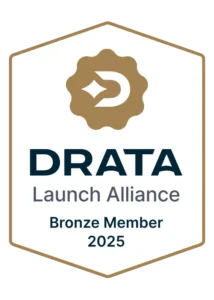 DRATA Launch Alliance Bronze Member 2025 badge